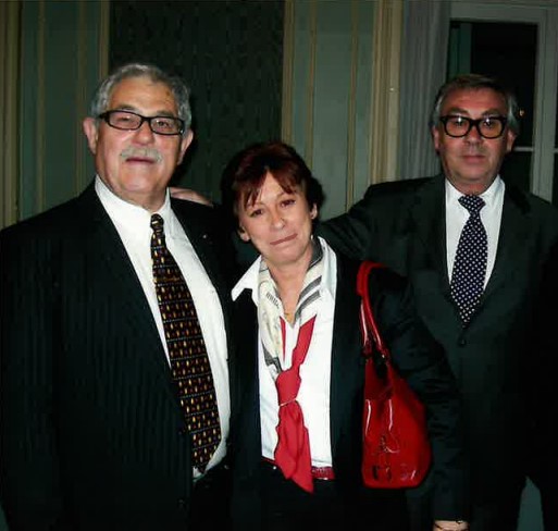 De g. à d. Jean Alsina, Président de la CMA 66, Marilyne Baudin Secrétaire générale de la CNAMS et Patrick Guibaud, Directeur de la CNAMS