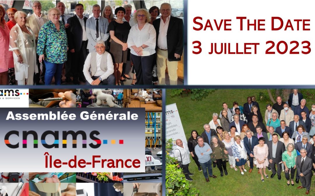 Save the date Assemblée Générale CNAMS ïle-de-france 03 juillet 2023 (2)